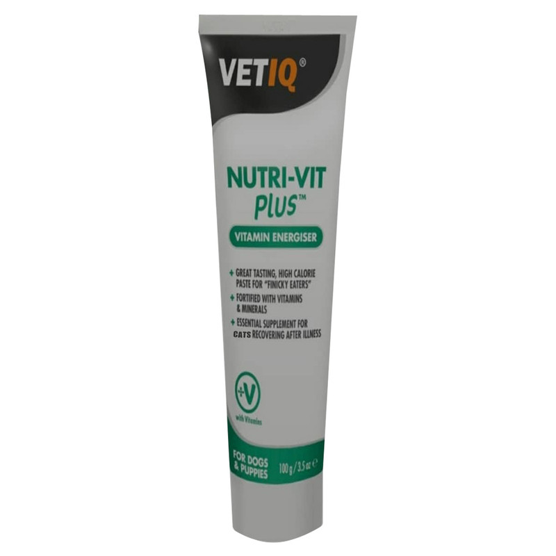 مکمل ویتامین گربه وت آی کیو مدل nutri-vit plus وزن 70 گرم