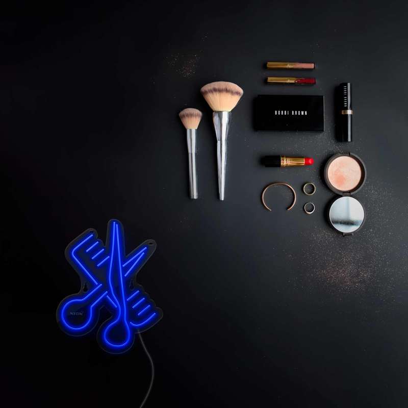 چراغ دیواری نئون دیزاین طرح Barber_BL