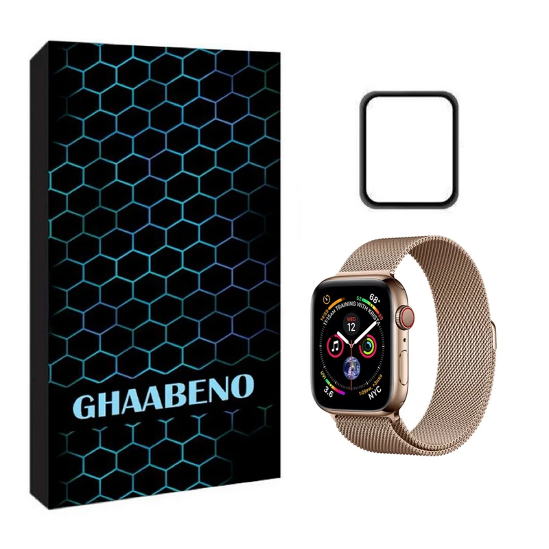 بند قاب نو مدل میلانس مناسب برای اپل واچ سری 6 سایز 40 میلی متر به همراه محافظ صفحه نمایش