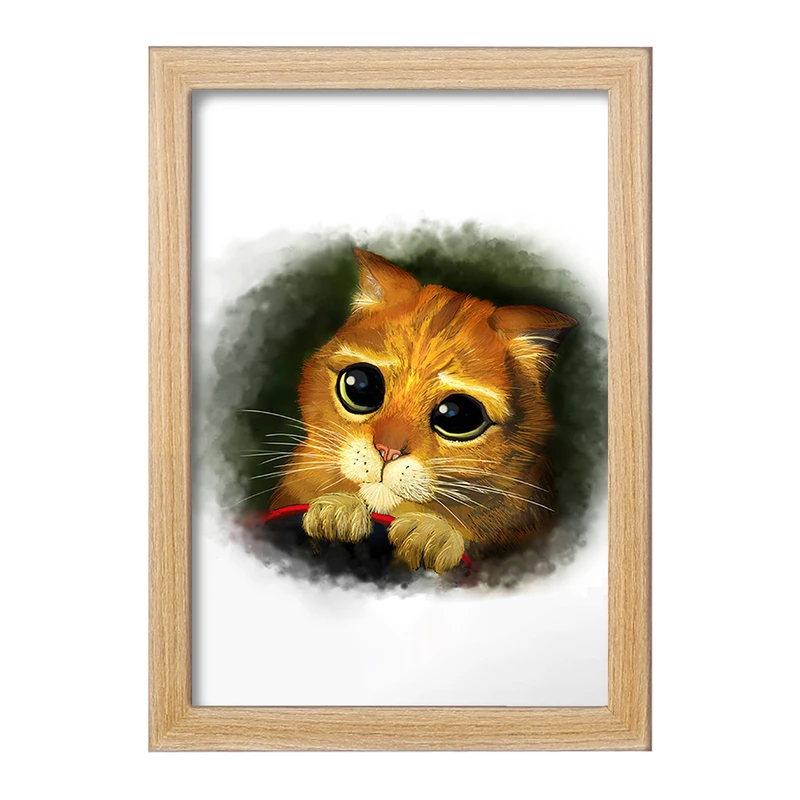 تابلو خندالو مدل گربه (Cat) کد F2185