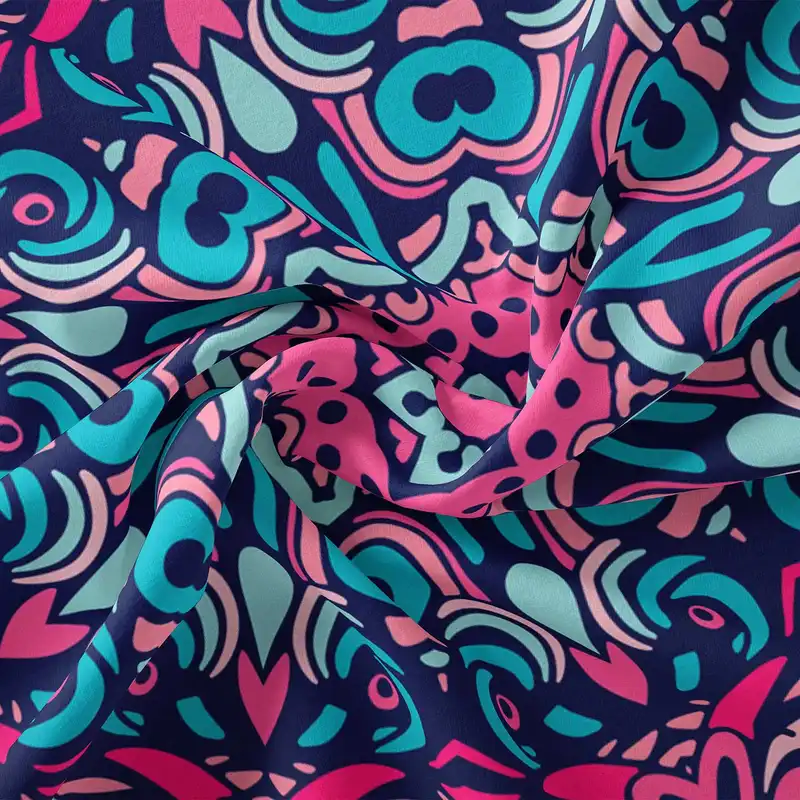 پارچه ملحفه پارچه باما مدل مخمل طرح هنری نقوش اسلیمی  کد 5011362