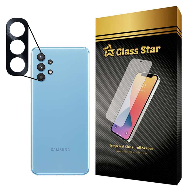 محافظ لنز دوربین گلس استار مدل LENSMETAL GLASS مناسب برای گوشی موبایل سامسونگ Galaxy M32 5G