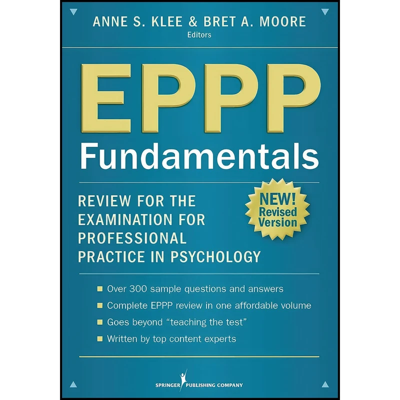 کتاب EPPP Fundamentals اثر Bret A. Moore and Anne Klee PhD انتشارات Springer Publishing Company
