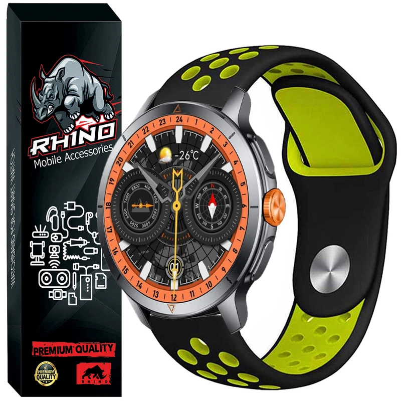 بند ساعت راینو مدل Nik مناسب برای ساعت هوشمند گلوریمی GX RACE 22MM