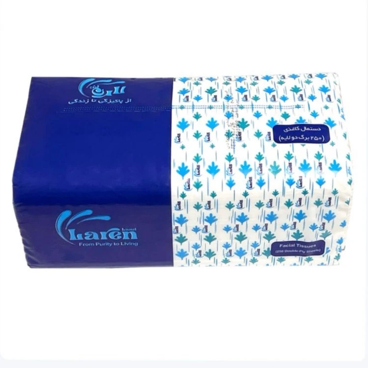 دستمال کاغذی 250 برگ دولایه لارنلند مدل سپندار