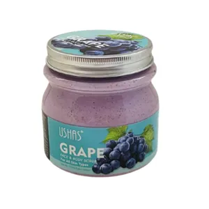 اسکراب لایه بردار پوست یوشاس مدل grape حجم 300 میلی لیتر