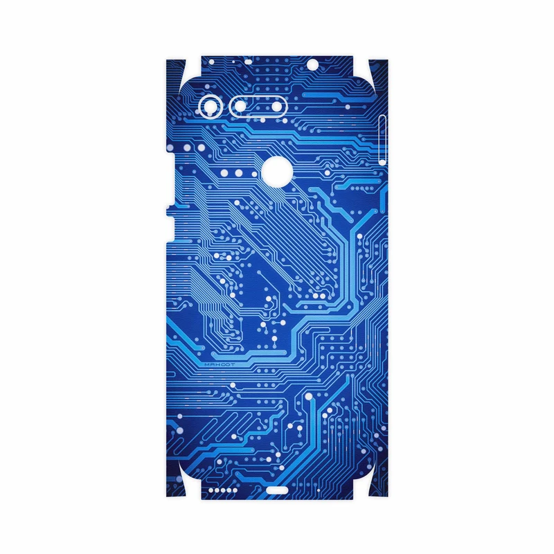 برچسب پوششی ماهوت مدل Blue Printed Circuit Board-FullSkin مناسب برای گوشی موبایل آنر View 20