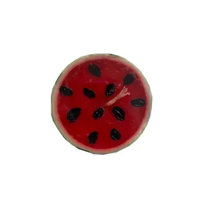 شمع دست ساز مدل نیمه هندوانه