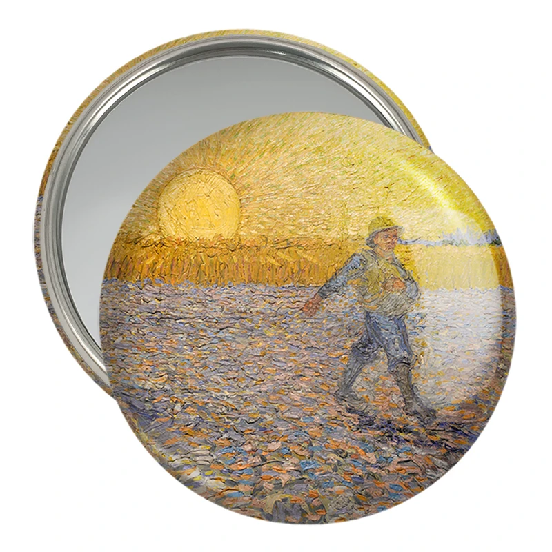 آینه جیبی خندالو مدل بذرپاش ونسان ونگوگ (Van Gogh) کد 36821