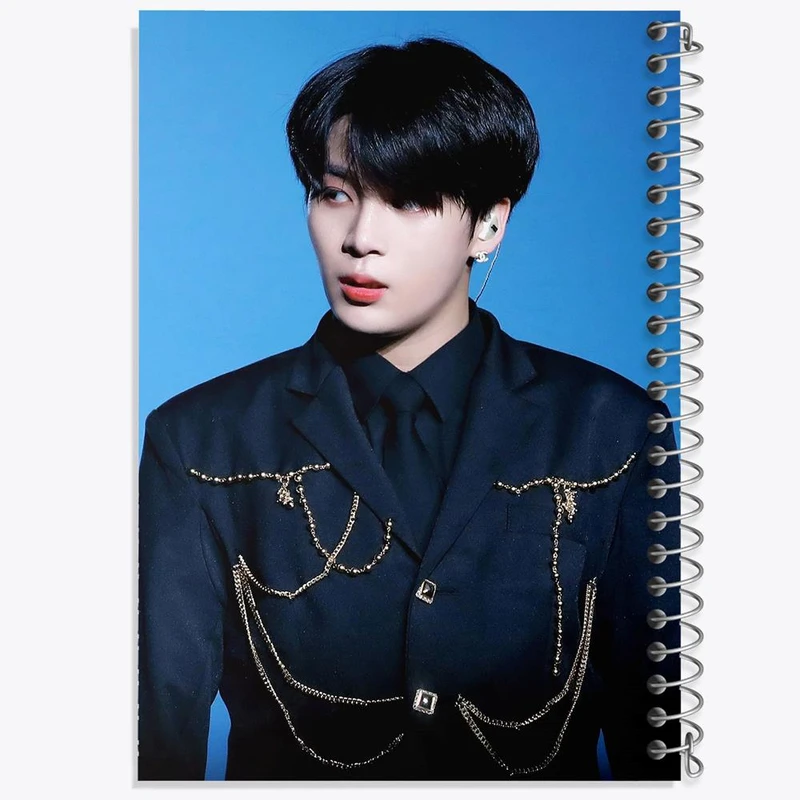 دفتر ژورنال نویسی 50 برگ خندالو مدل نقطه ای طرح جونگهو گروه ایتیز ATEEZ کد 12307