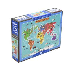  پازل 100 تکه مدل نقشه کشورها کد 8020