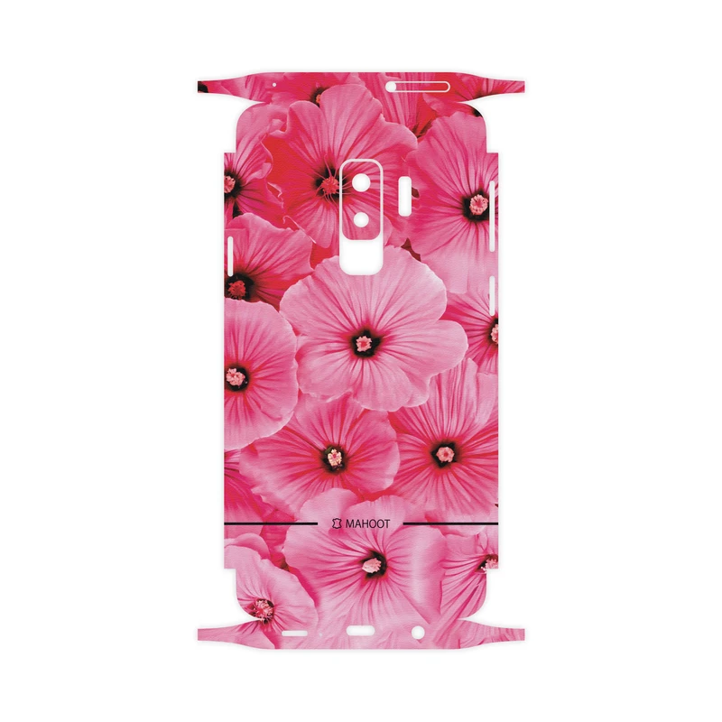 برچسب پوششی ماهوت مدل Pink-Flower-FullSkin مناسب برای گوشی موبایل سامسونگ Galaxy S9 Plus