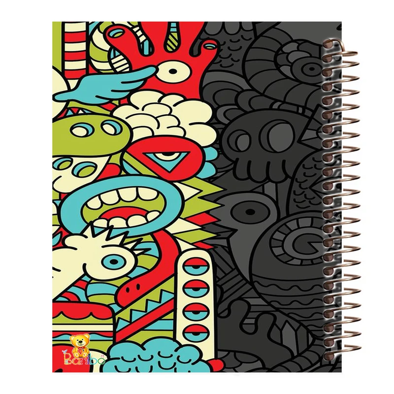 دفتر مشق 100 برگ بانیبو طرح  کارتونی کد 862
