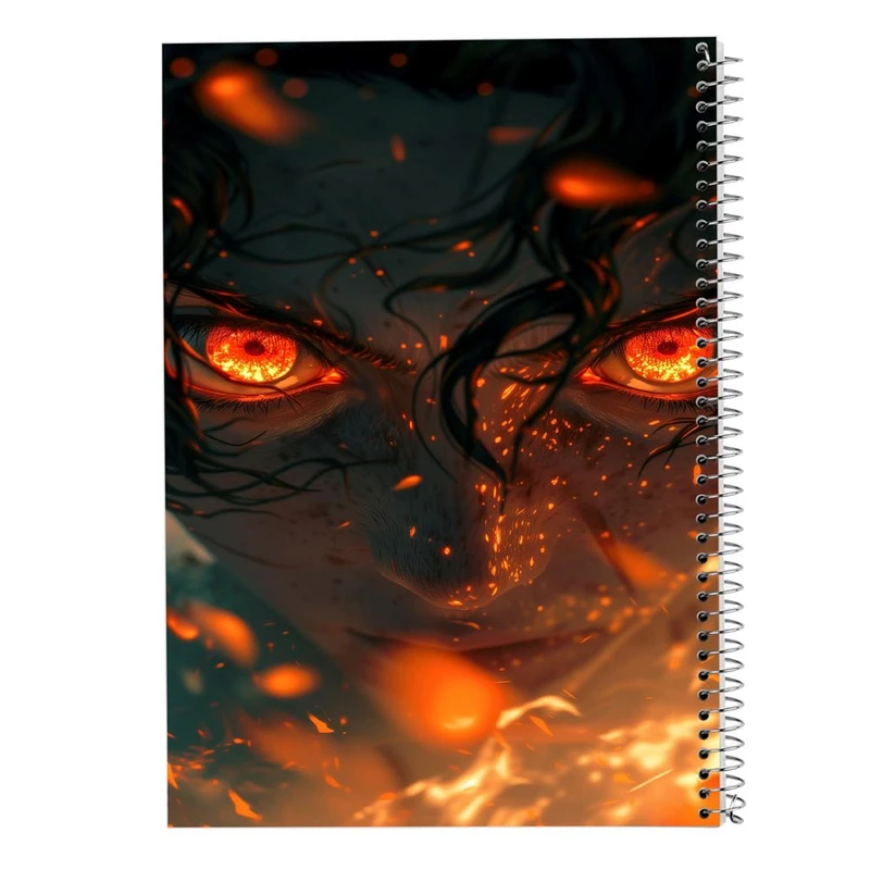 دفتر ژورنال نویسی 50 برگ مدوپد مدل نقطه ای طرح شیطان کش کد DF16708