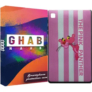  کاور قاب ناب طرح پلنگ صورتی مدل BN مناسب برای تبلت سامسونگ Galaxy Tab A7 Lite SM-T225 