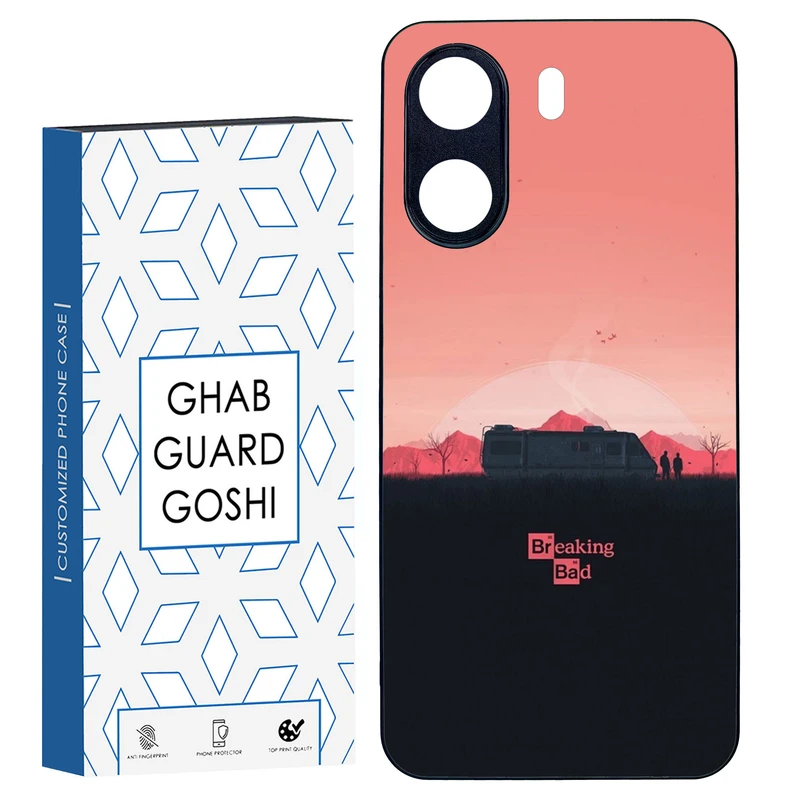 کاور قاب گارد گوشی طرح بریکینگ بد کد TPU-143 مناسب برای گوشی موبایل شیائومی REDMI 13C / POCO C65