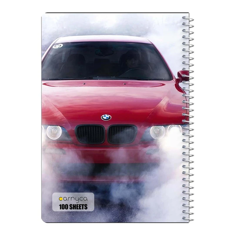دفتر مشق 100 برگ سیمی کارنیکا طرح ب ام و BMW کد 57720