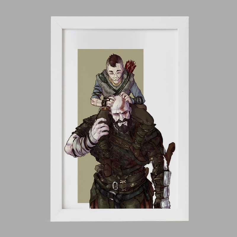 تابلو خندالو مدل بازی گاد آف وار God Of War کد 28624