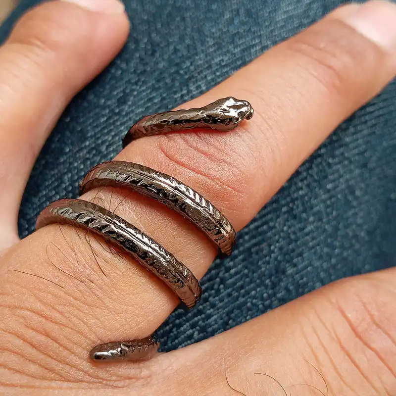 انگشتر مدل مار کد BLK-MA- 3 0 0