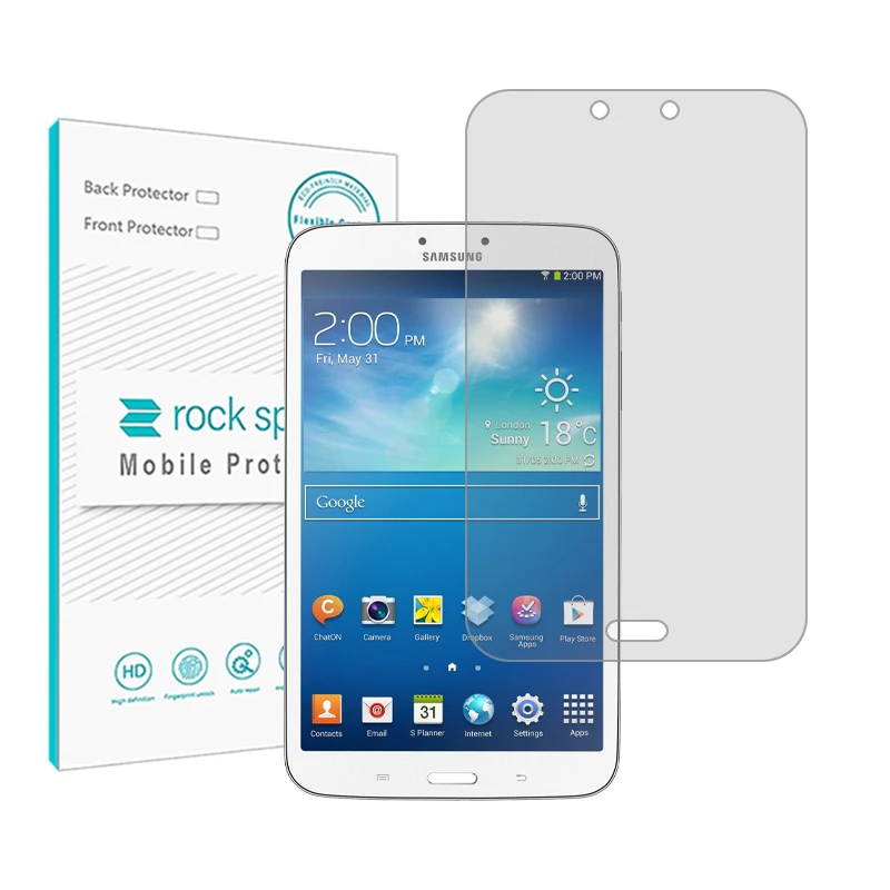 محافظ صفحه نمایش شفاف راک اسپیس مدل Hygel مناسب برای تبلت سامسونگ Galaxy Tab 3 8.0
