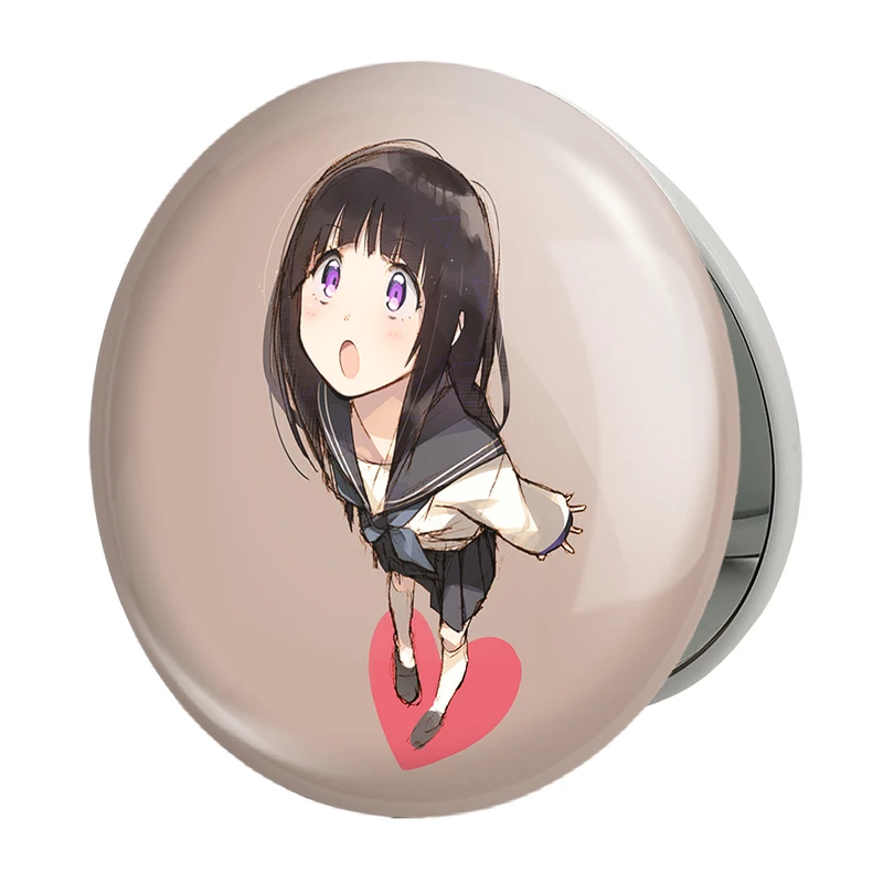 آینه جیبی خندالو طرح چیتاندا انیمه هیوکا Hyouka مدل تاشو کد 17076 