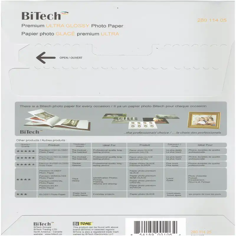 کاغذ چاپ عکس گلاسه بای تک کد 28011405 سایز A4 بسته 20 عددی