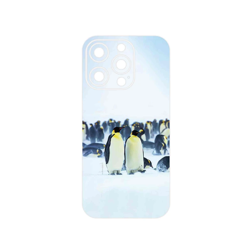 برچسب پوششی ماهوت مدل Penguin مناسب برای گوشی موبایل اپل iPhone 14 Pro