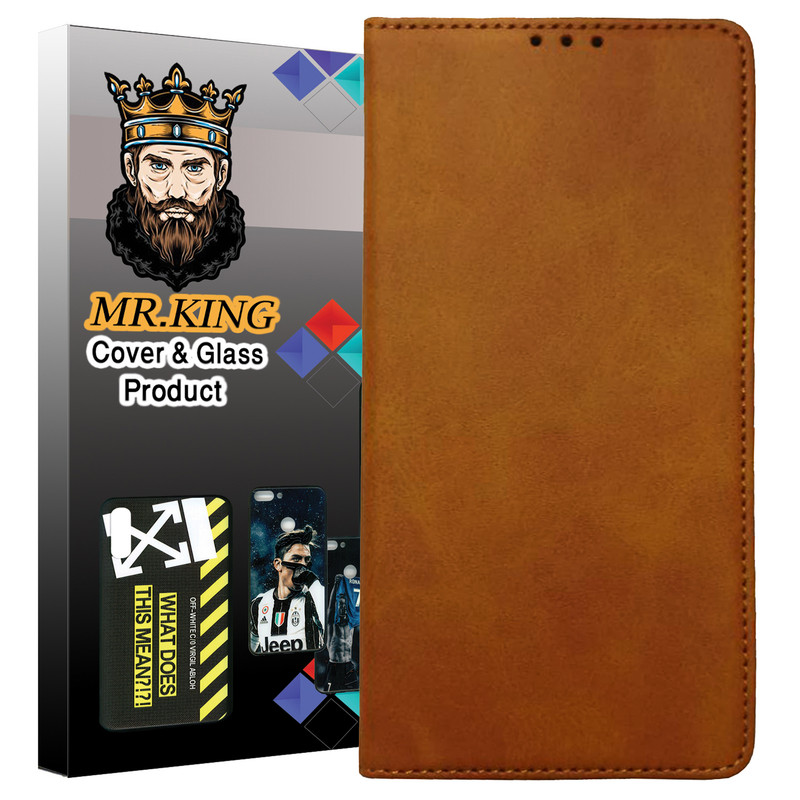 کیف کلاسوری مسترکینگ طرح چرمی کد 6329 مناسب برای گوشی موبایل شیائومی Redmi Note 9S / Note 9 pro