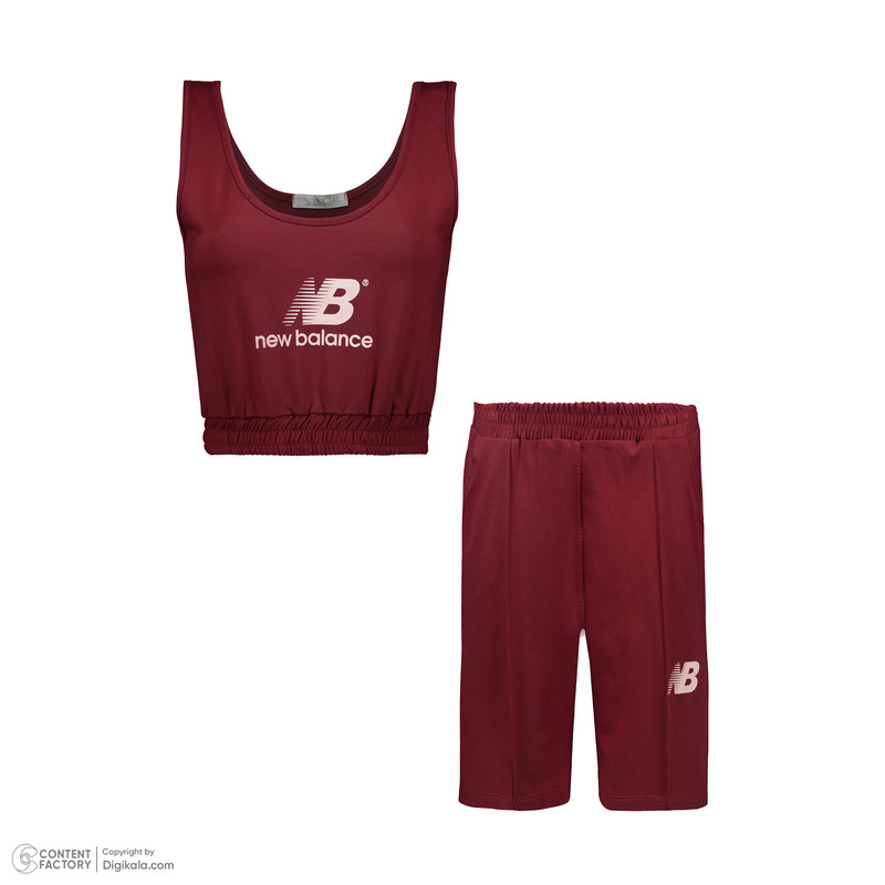 ست نیم تنه و شلوارک زنانه مدل نیبا