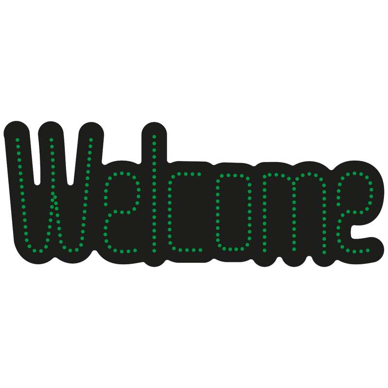 تابلو ال ای دی طرح Welcome کد 10387