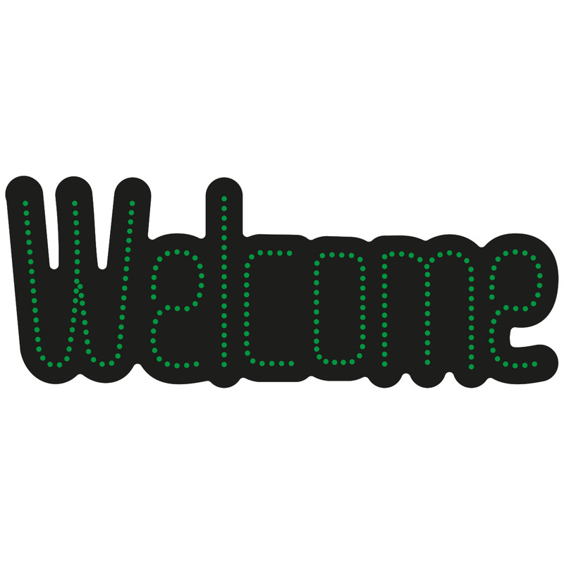 تابلو ال ای دی طرح Welcome کد 10387