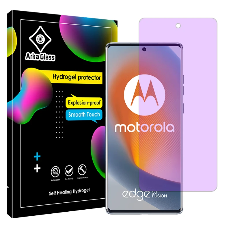 محافظ صفحه نمایش آنتی پرپل آرکا گلس مدل Eye Car مناسب برای گوشی موبایل موتورولا Edge 50 Fusion