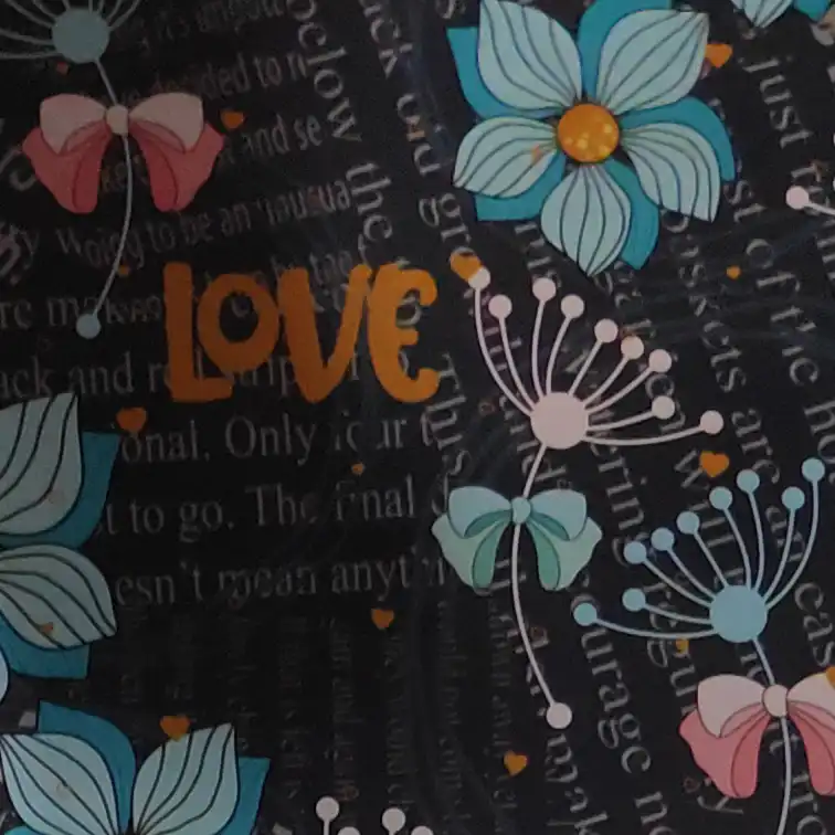 کاغذ کادو مدل گلدار بسته 5 عددی