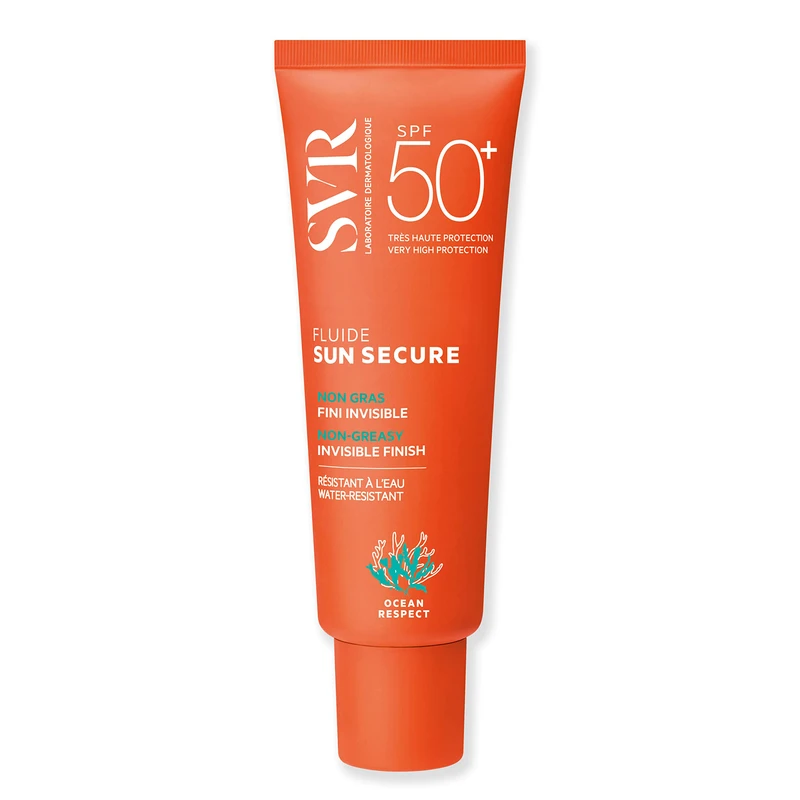 کرم ضد آفتاب بدون رنگ اس وی آر SPF 50 مدل سان سیکور ‌مناسب پوست‌های چرب حجم 40 میلی‌لیتر