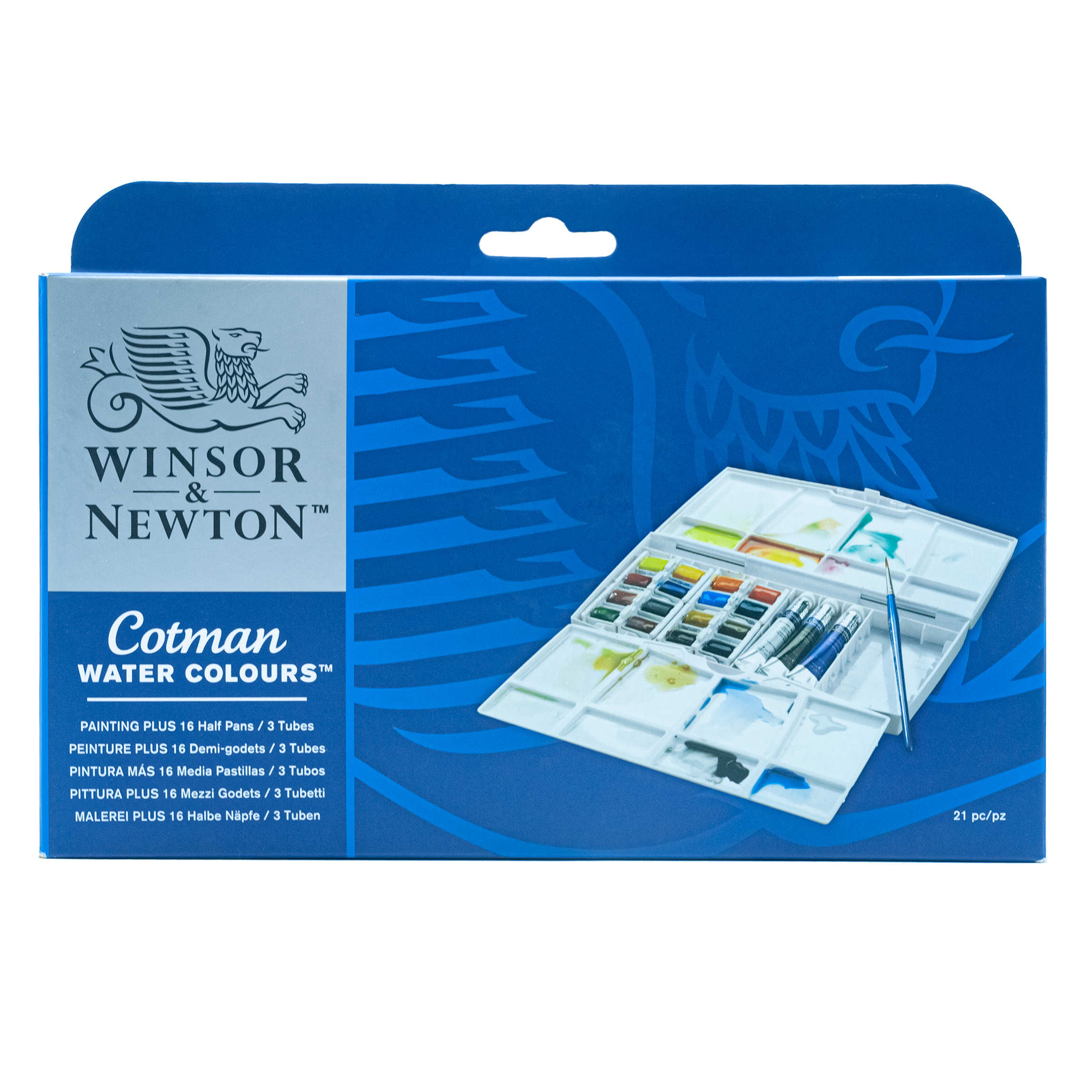 آبرنگ 16 رنگ وینزوراند نیوتن مدل کاتمن کد 21