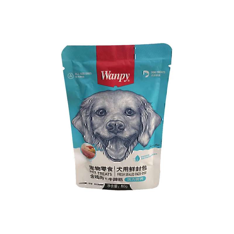 پوچ سگ ونپی مدل مرغ و تاندون گاو وزن 80 گرم پوچ سگ ونپی مدل مرغ و تاندون گاو وزن 80 گرم