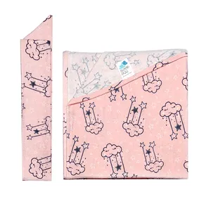 قنداق نوزادی اسلیپ ایکو مدل Swaddle کد SWCD به همراه هدبند