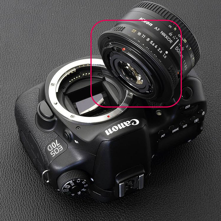 آداپتور لنز زومی مدل پیچی m42 به eos