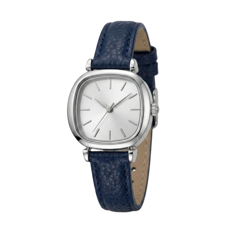 ساعت مچی عقربه‌ای کوارتز زنانه مدل مینیمال اسپرت بند چرم کد 002