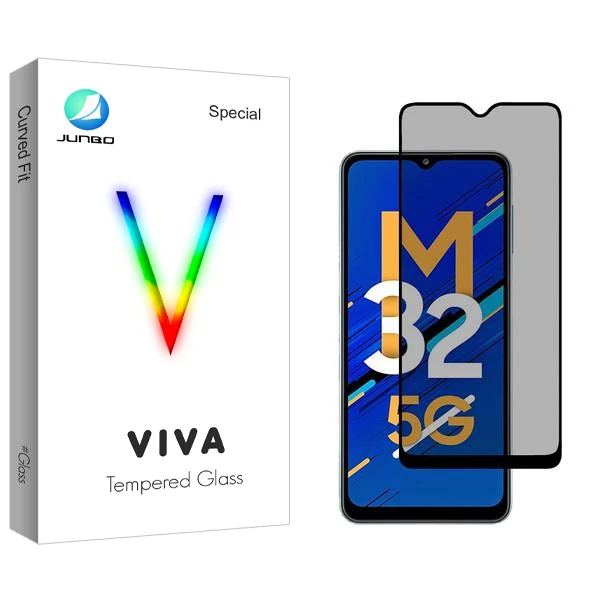 محافظ صفحه نمایش حریم شخصی جانبو مدل Viva مناسب برای گوشی موبایل سامسونگ Galaxy M32 5G