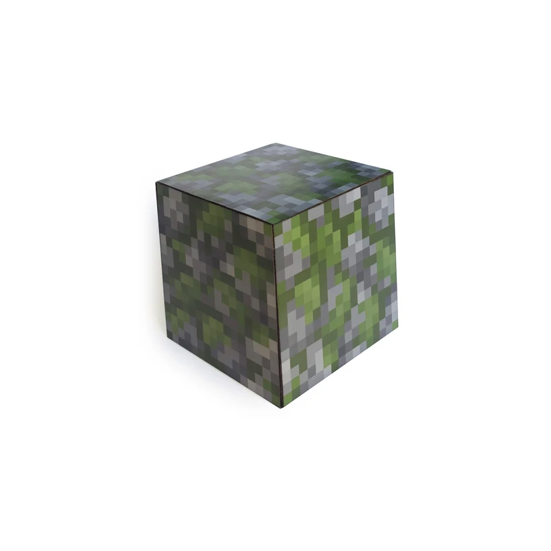 فیگور مدل مکعب ماینکرفت Mossy Cobblestone