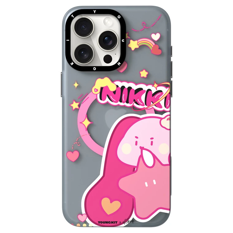 کاور یانگ کیت مدل Pink Rabbit مناسب برای گوشی موبایل اپل iphone 14promax