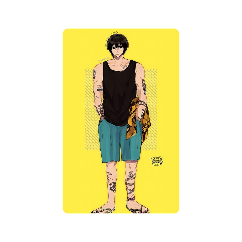 استیکر کارت مدل انیمه طرح روزگار ساکاموتو Sakamoto Days کد 5680