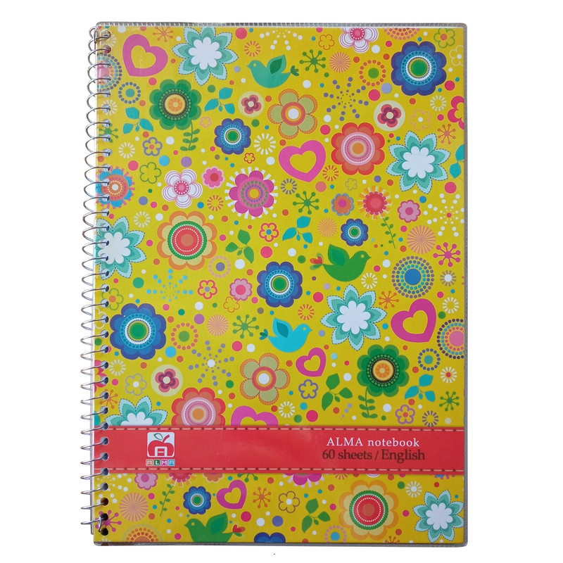 دفترزبان 60 برگ آلما کد 7625