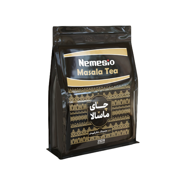 چای ماسالا حاوی جنسینگ با شکر قهوه ای نمسیو - 250 گرم