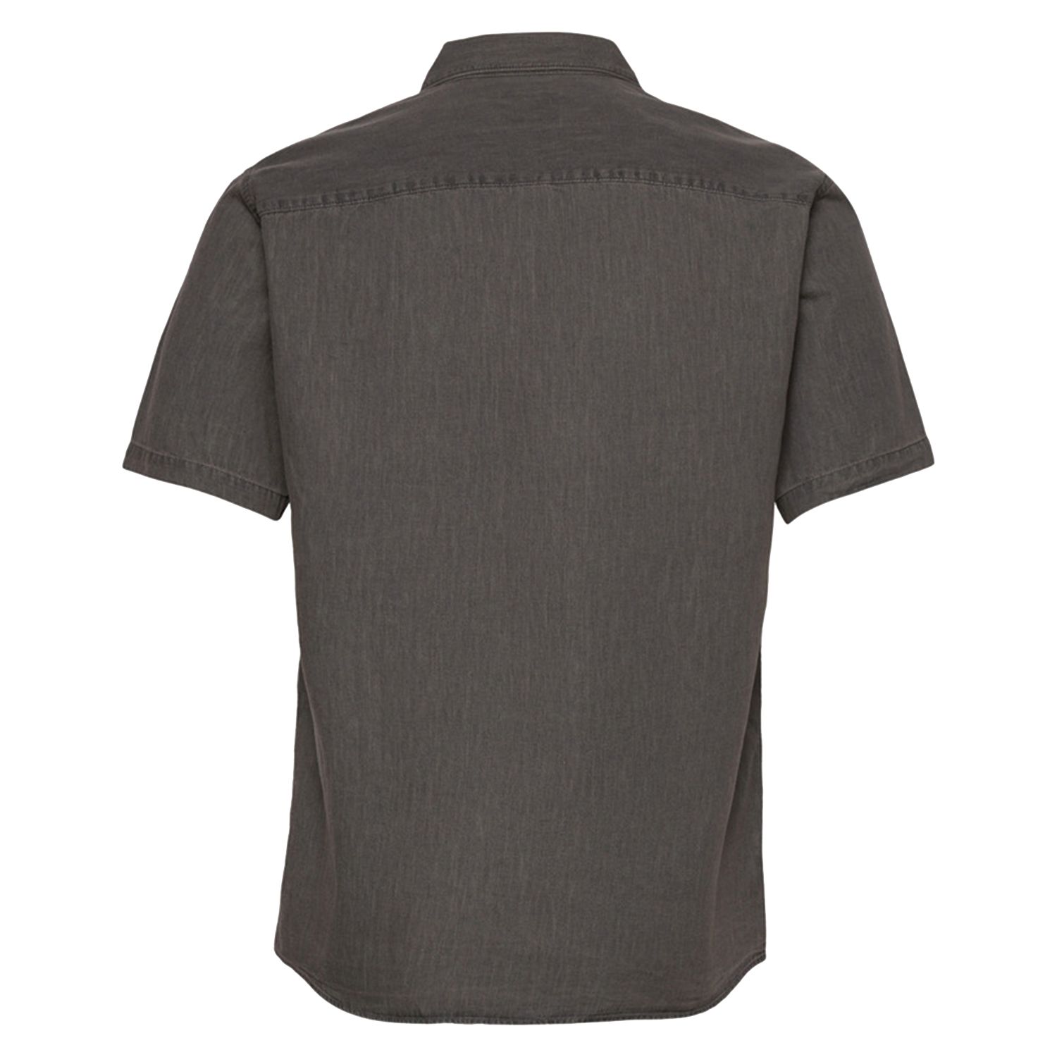 پیراهن آستین کوتاه مردانه اونلی اند سانز مدل جین کد AUGUST-22016591 رنگ خاکستری -  - 2
