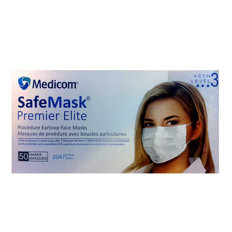 ماسک تنفسی مدل priemerelite-50p بسته 50 عددی