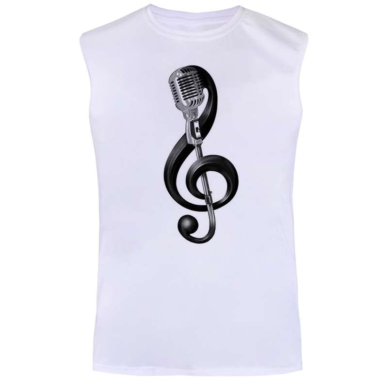 تاپ مردانه مدل F39 رنگ سفید