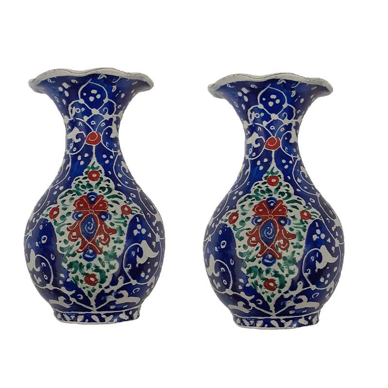گلدان میناکاری کد 10 بسته 2 عددی