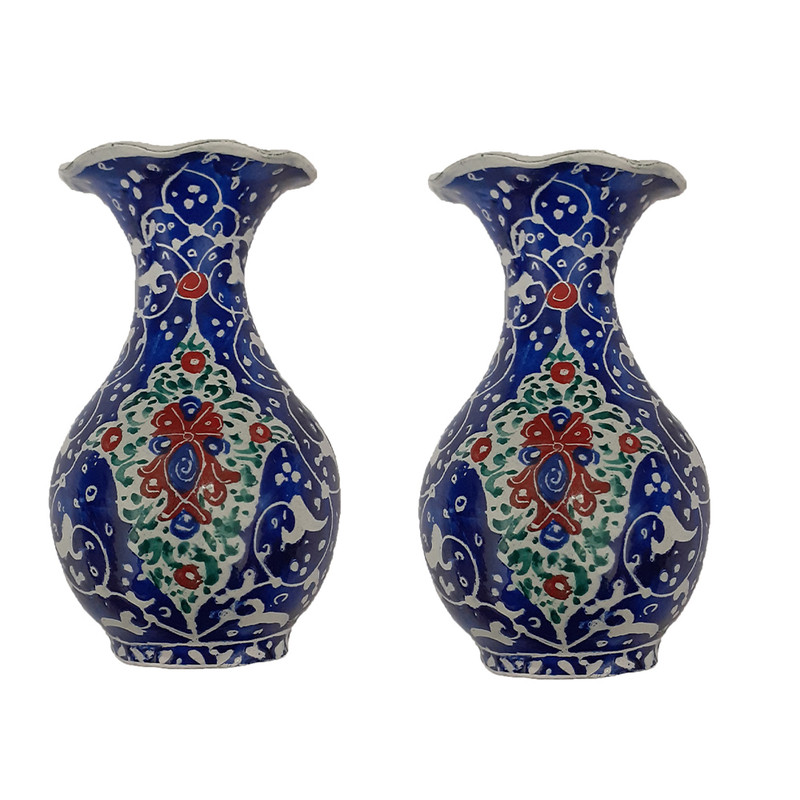 گلدان میناکاری کد 10 بسته 2 عددی